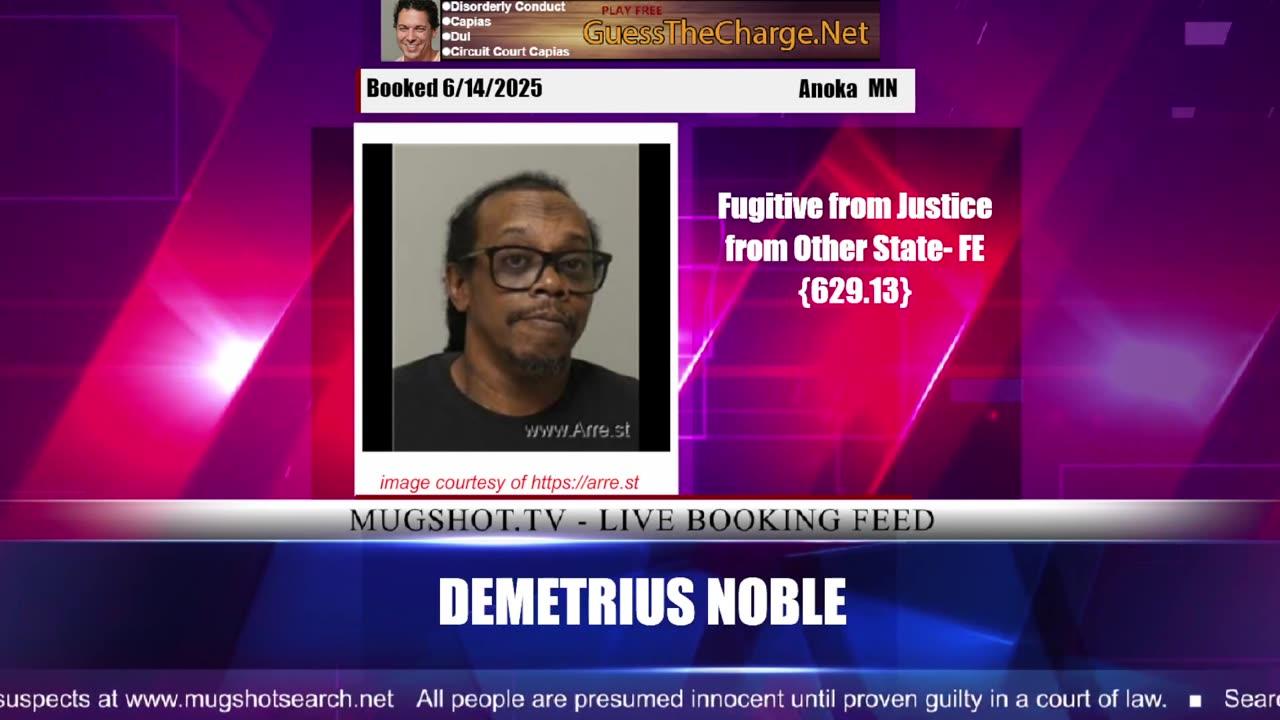 Mugshot TV - Live Arrest Booking Video Stream