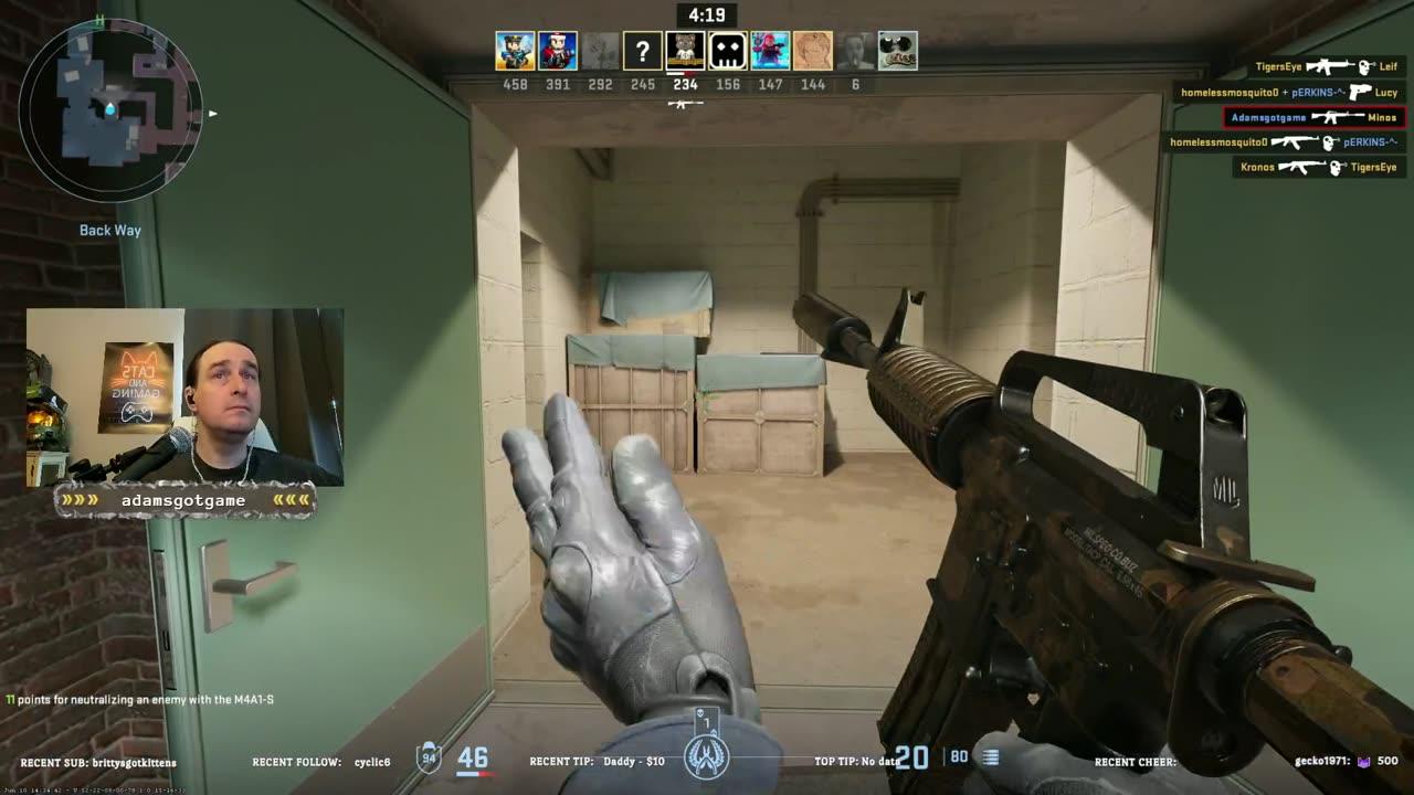 When gamer's meet Adamsgotgame - Aim Training KovaaKs 540hrs