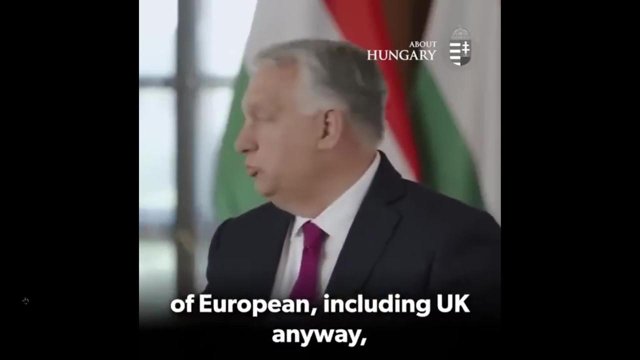 Victor Orban on Liberal Globalist plan to destroy all Western nations, White people