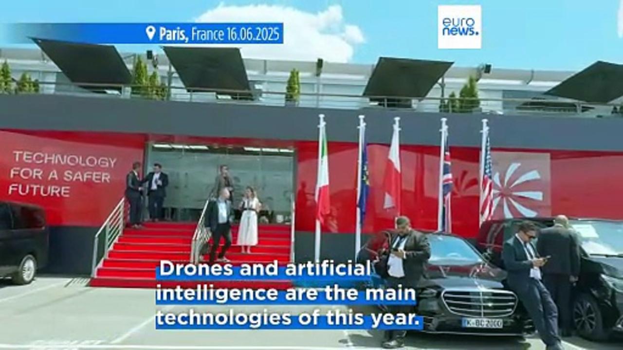 Drones take center stage as Europe races to catch up at Paris Air Show