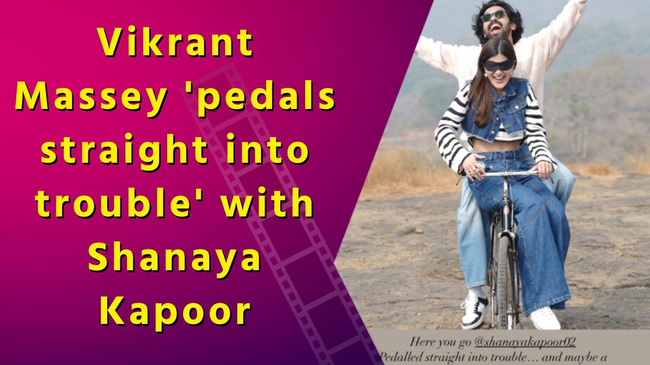 Vikrant Massey and Shanaya Kapoor's 'Aankhon Ki Gustaakhiyan' BTS Fun