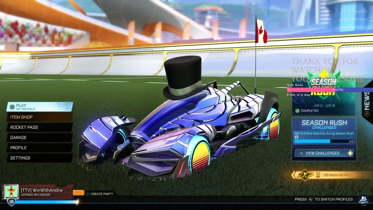 Rocket League Competitive - Win With Andrew