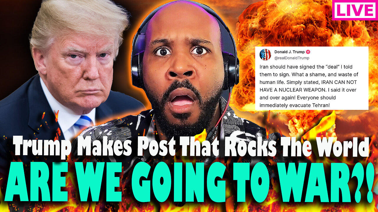 WHOA! Are We Going To War?! Trump Says Everyone Should IMMEDIATELY EVACUATE TEHRAN! WTH?!