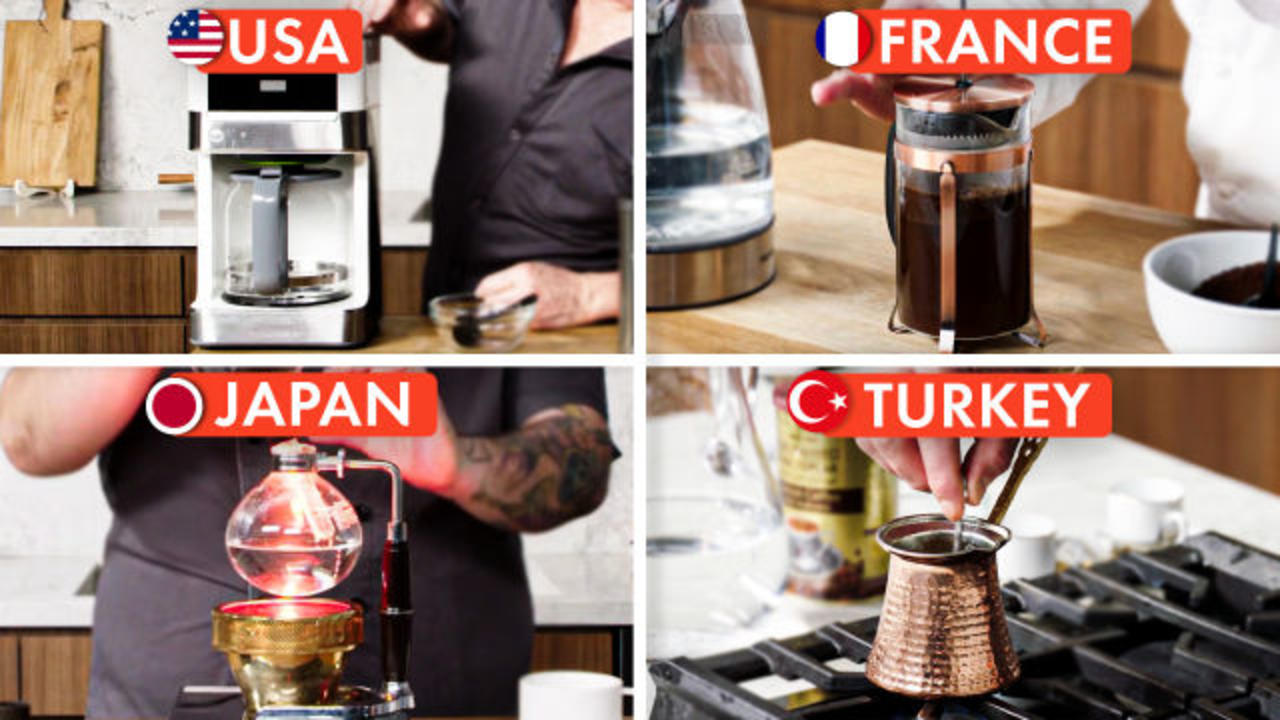 10 Chefs From 10 Countries Make Coffee