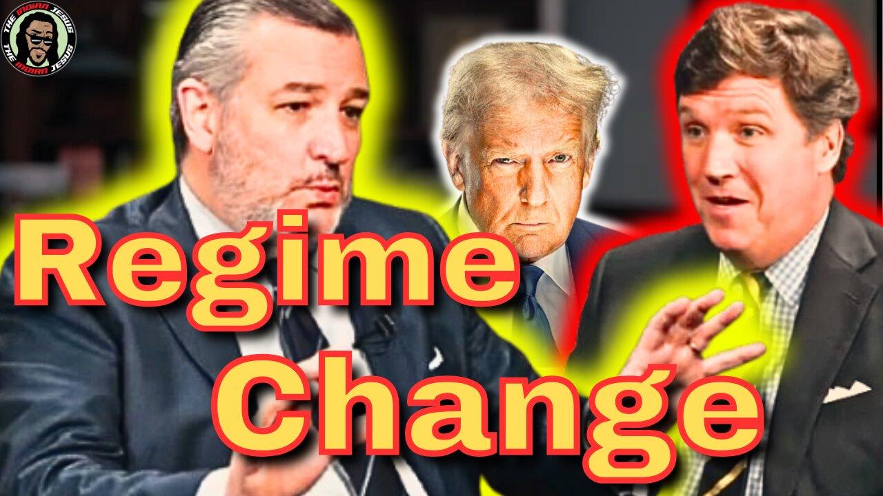IRAN DEBATE: Ted Cruz FLAILS To Tucker Carlson w/ ANOTHER Foreign War