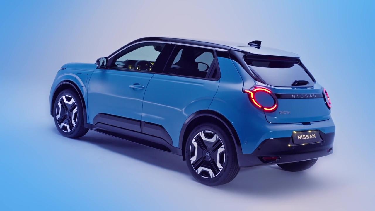 All new Nissan Micra Design Preview in Gear blue color