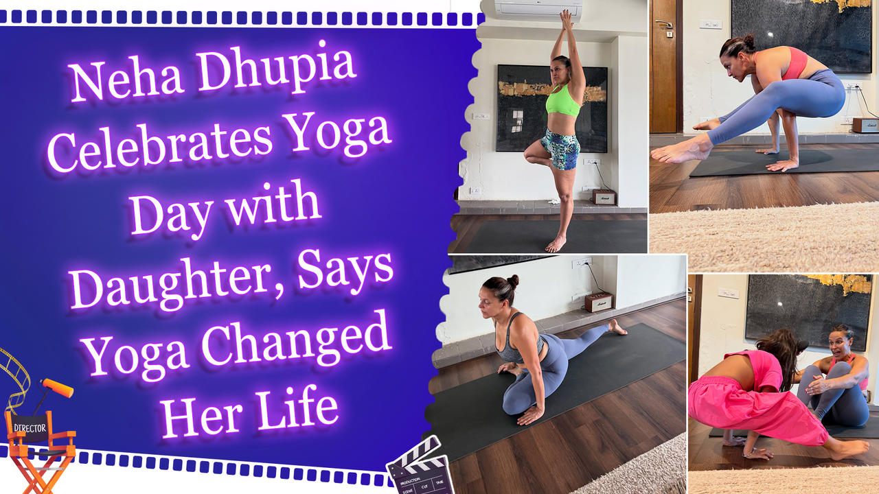 Neha Dhupia Practices Yoga with Daughter Mehr, Shares Heartfelt Post