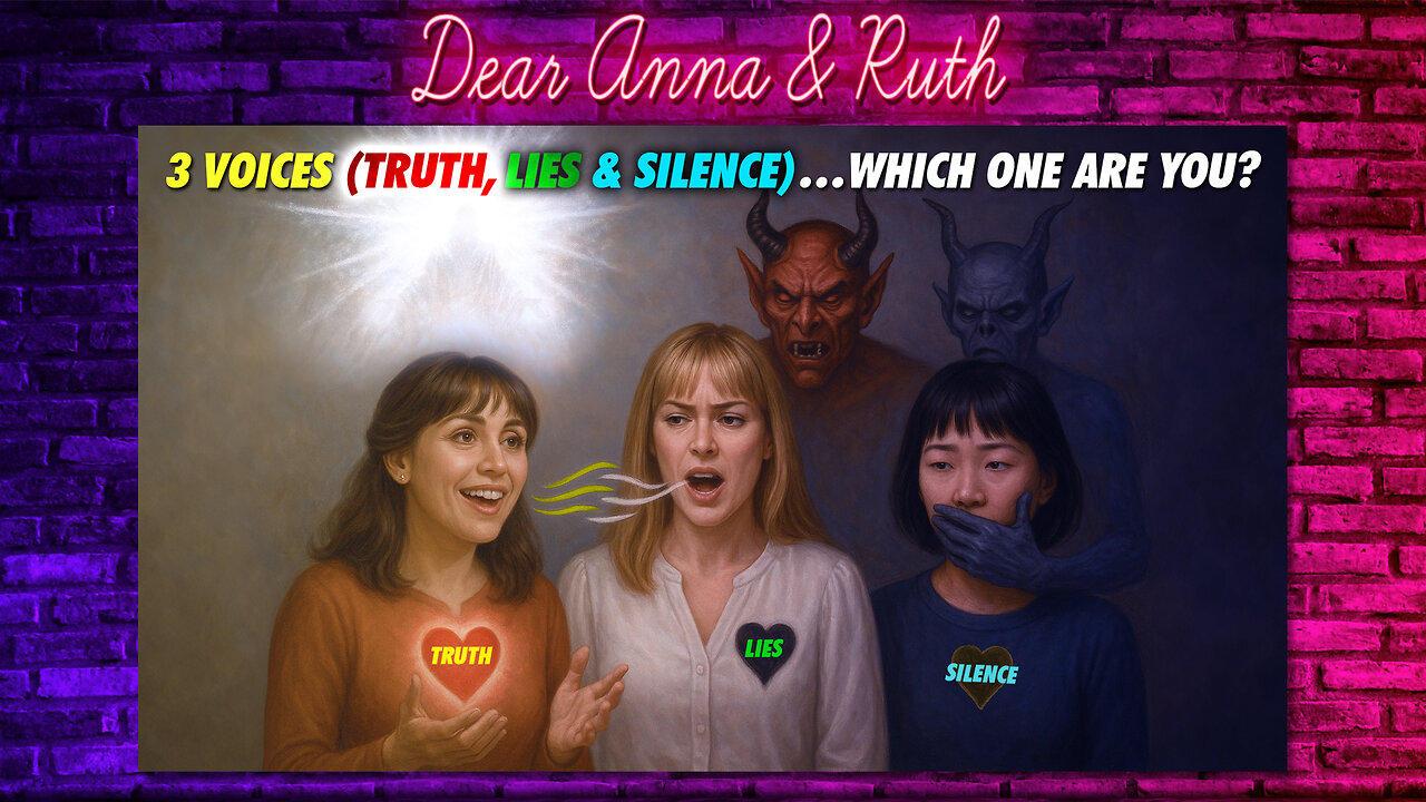 Dear Anna & Ruth: 3 Voices (Truth, Lies & Silence)…Which one are you?