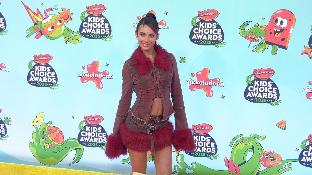 Kylie Cantrall 2025 Kids' Choice Awards Orange Carpet
