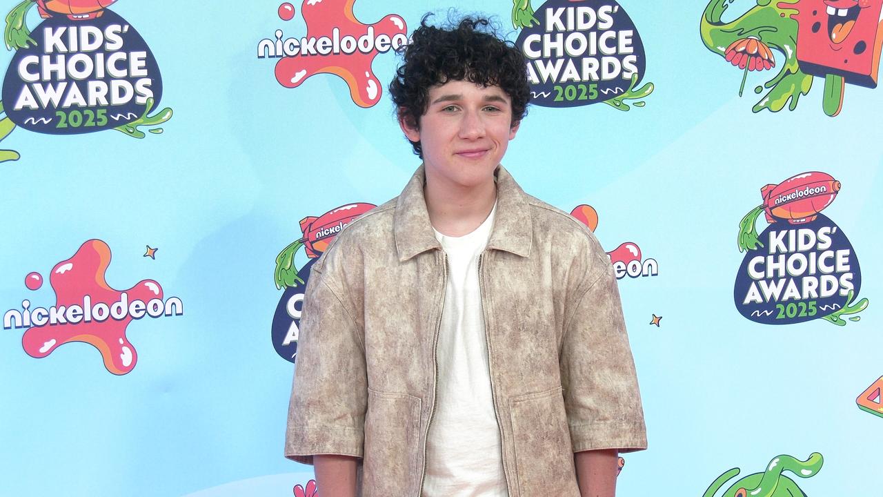 Sebastian Hansen 2025 Kids' Choice Awards Orange Carpet