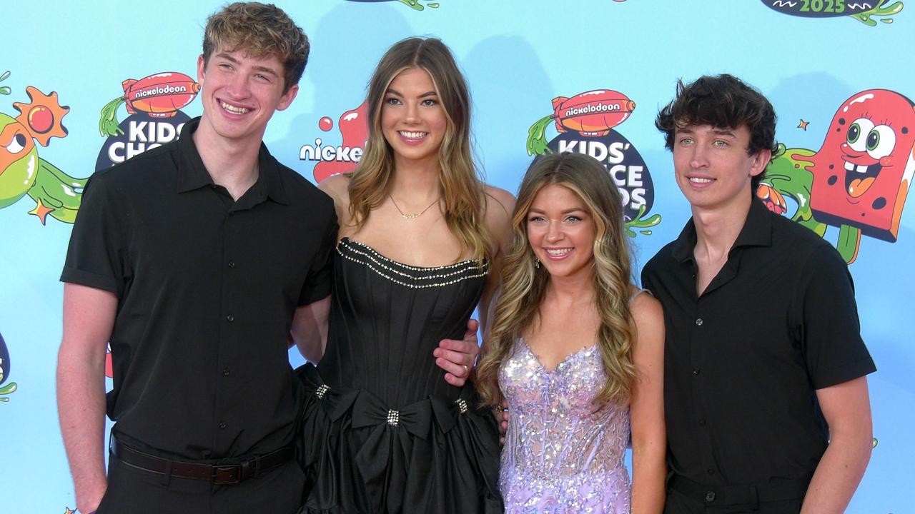 Baker Family 2025 Kids' Choice Awards Orange Carpet