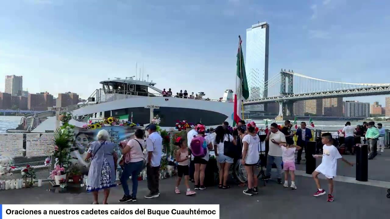 Misa en honor a nuestros cadetes caídos del Buque Cuauhtémoc