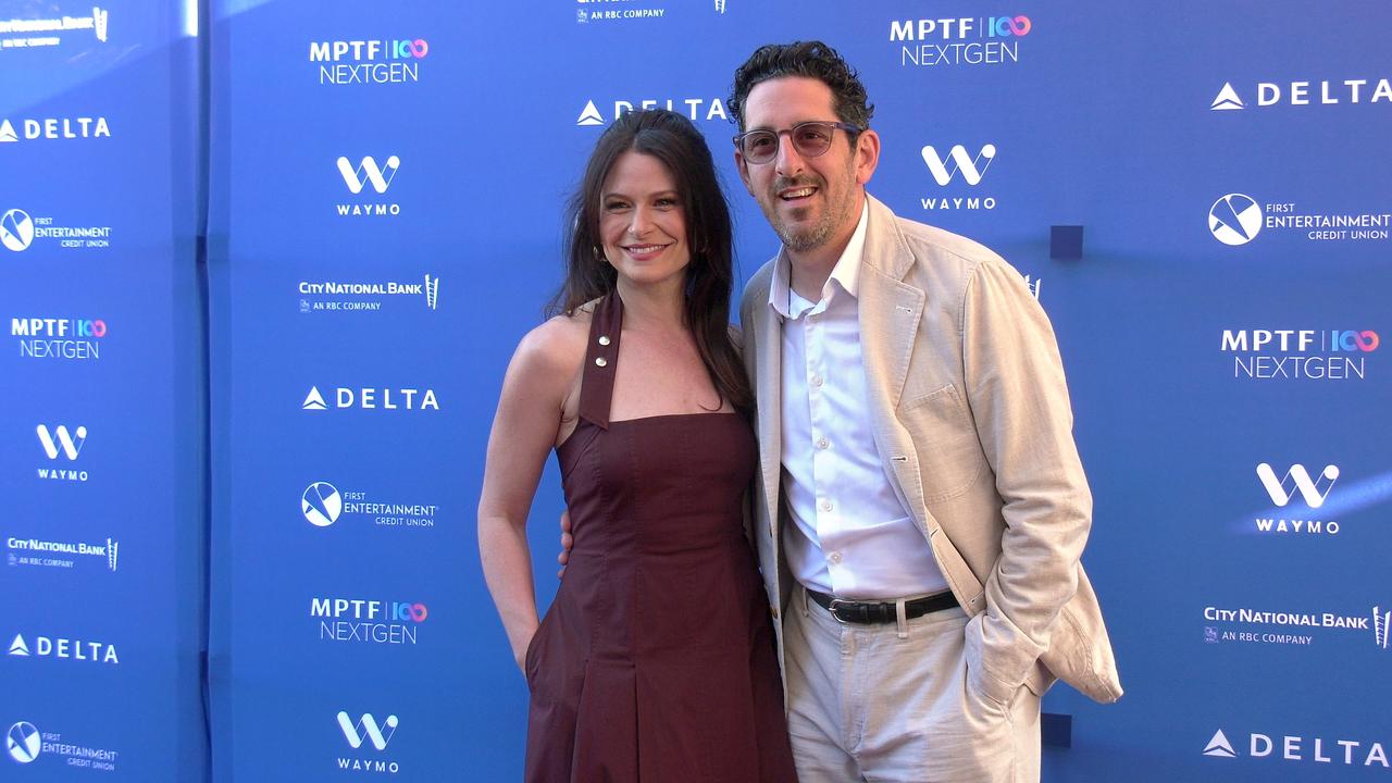 Katie Lowes and Adam Shapiro 2025 MPTF NextGen Summer Party Red Carpet