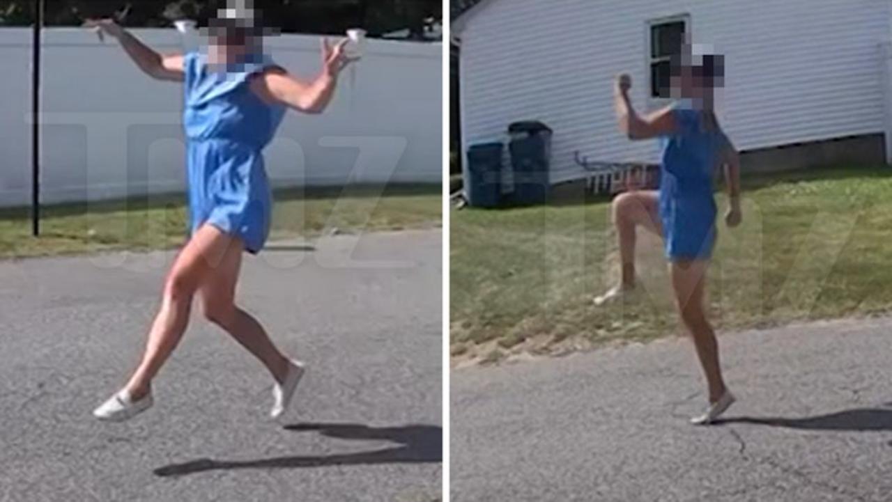 Karen Read Supporters Harass O'Keefe Family Post Verdict, Woman Dances Outside Home