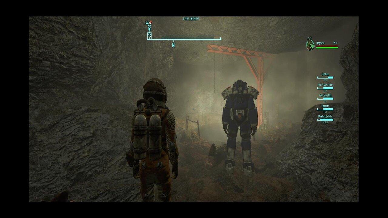 Fallout 4 Game Stream #38 - "Blue" And BoS's Paladin Danse Dance Through The Destruction!