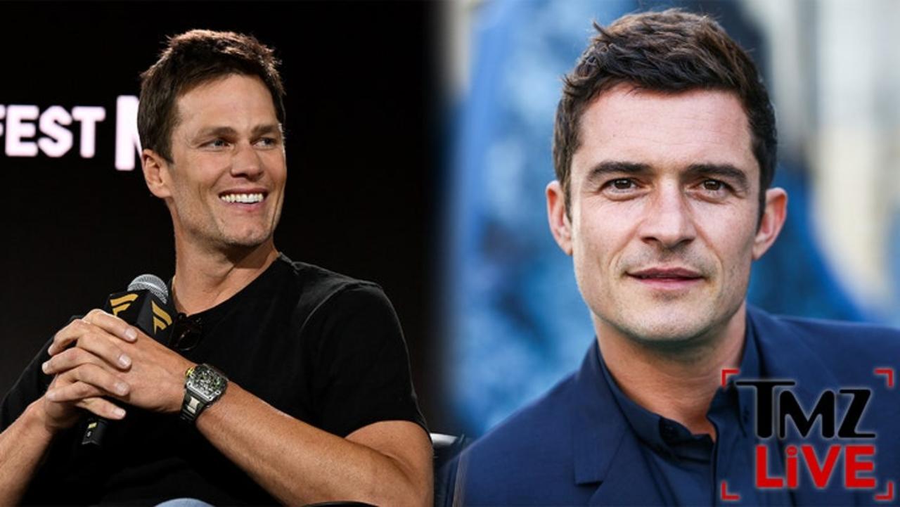 Eligible Bachelors Orlando Bloom and Tom Brady Attending Bezos/Sanchez Wedding | TMZ Live