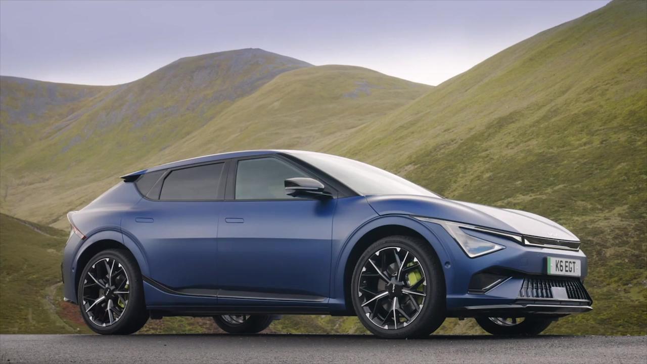 Kia EV6 GT Design Preview in Yacht Matt Blue
