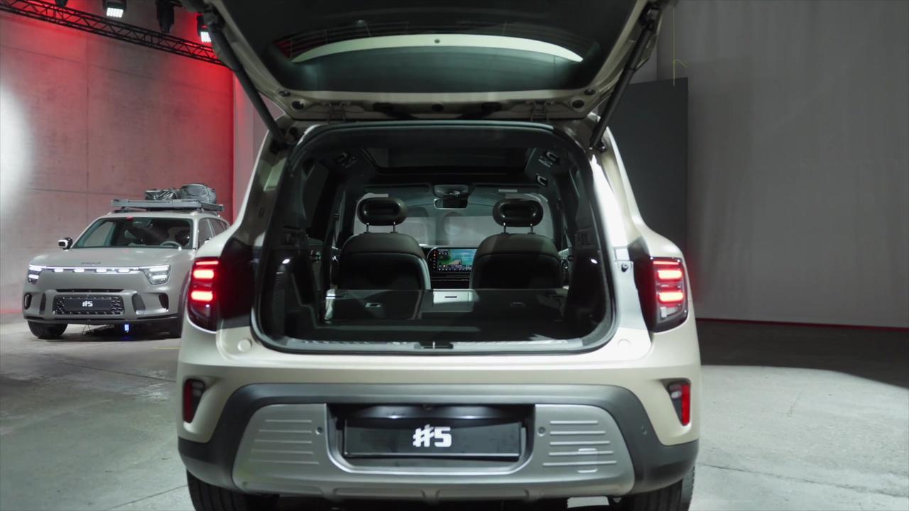 smart #5 Interior Design in Light Grey