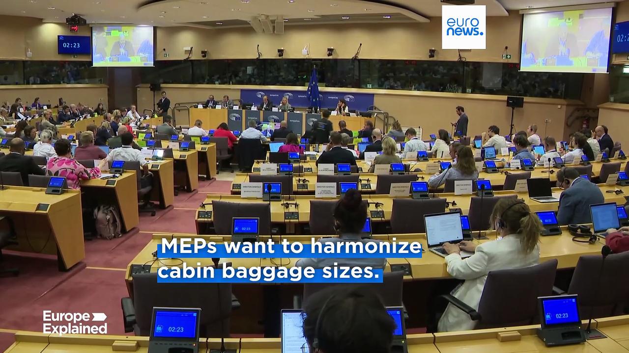 MEPs propose airline passengers in Europe should be allowed two pieces of free hand luggage