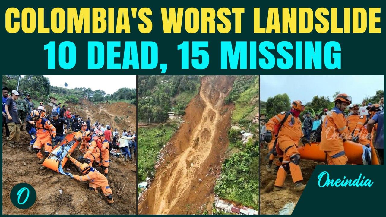 Torrential rains trigger deadly landslide in Colombia—homes buried, families missing |Rescue Ongoing