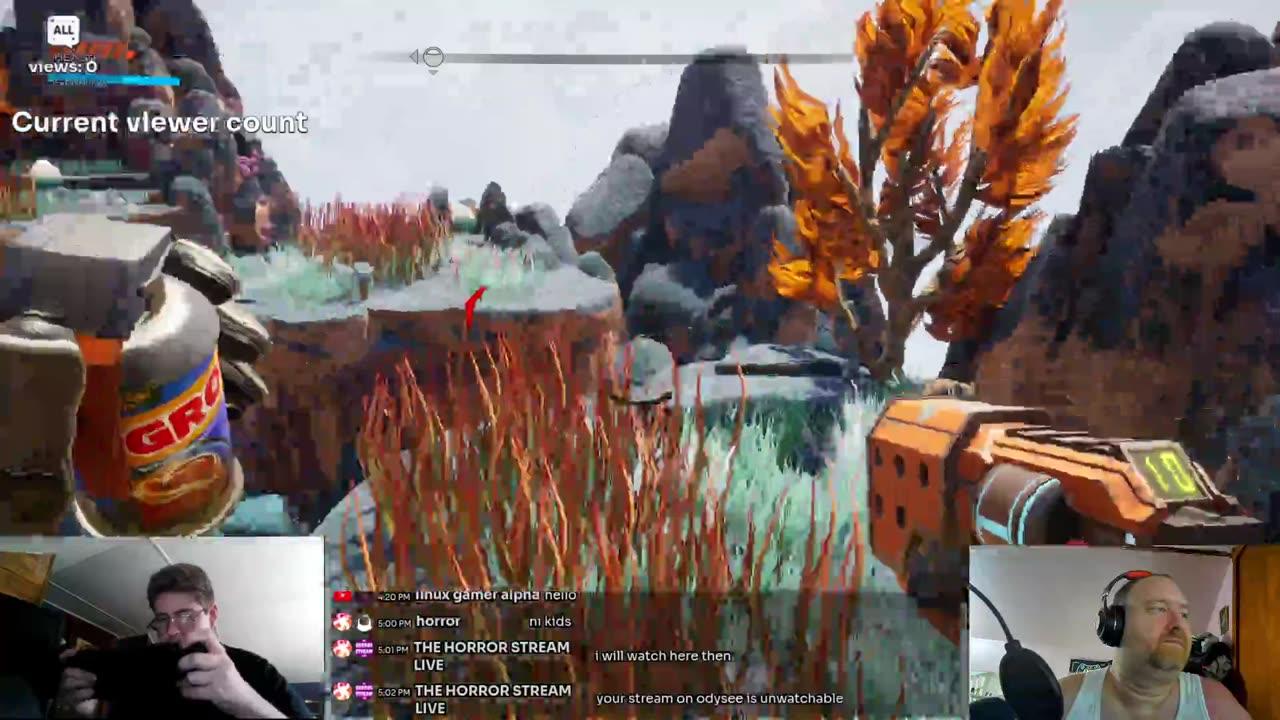 LET'S PLAY JOURNY TO THE SAVAGE PLANET PART 2 ON LINUX LIVE STREAM
