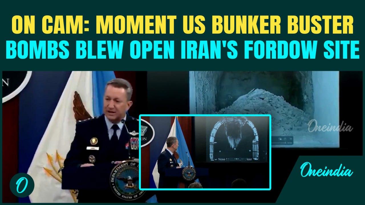 VIDEO: Watch How US’ Deepest Bombs, GBU-57. Dismantled Fordow from the Inside | CHILLING DETAILS