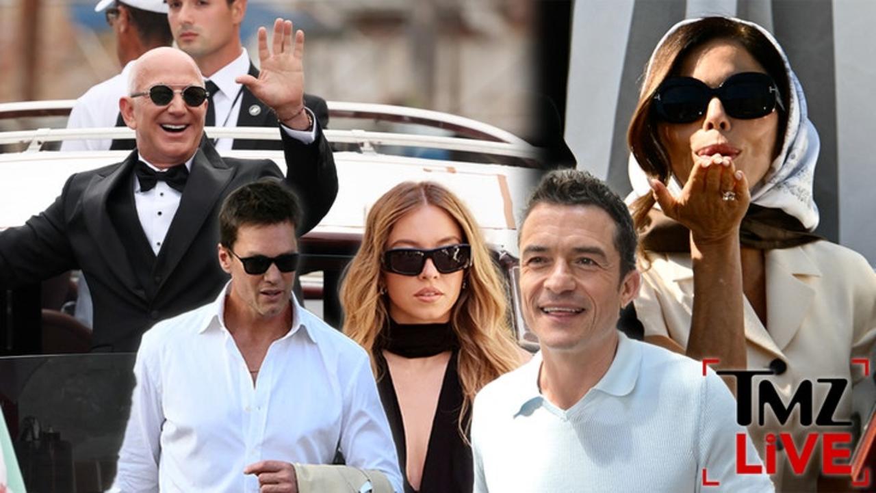 Tom Brady, DiCaprio, Sweeney, Bloom Form Party Central at Venice Hotel | TMZ LIVE
