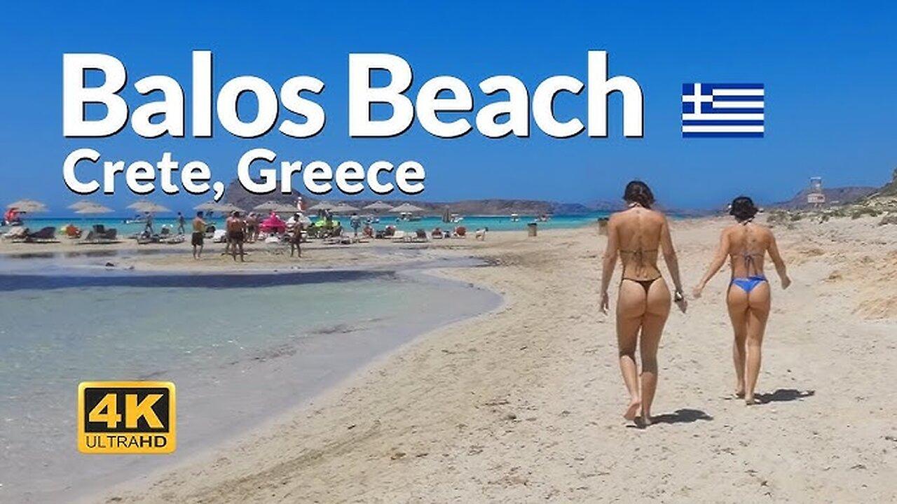 Mykonos 4K - Walking 5 Amazing Beaches - Ocean Views, Clubs, and Sunbathing