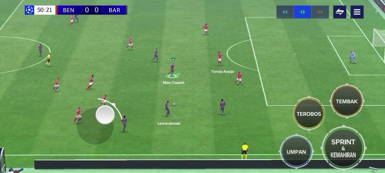 Game Barcelona vs Benfica leg 1 part2