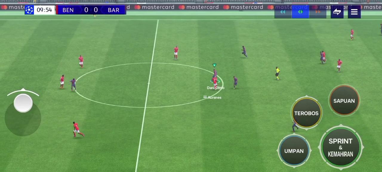 Game Barcelona vs Benfica leg 1
