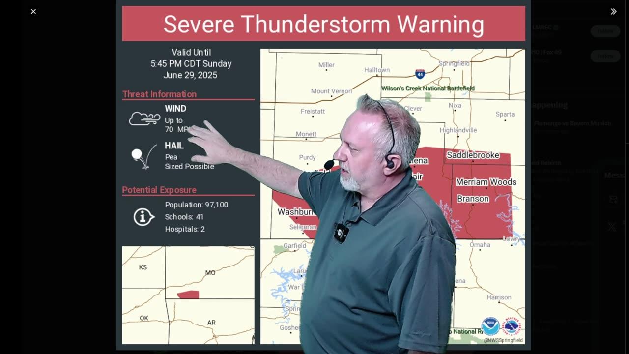 LIVE SEVERE WEATHER COVERAGE - Arkansas & Missouri Ozarks