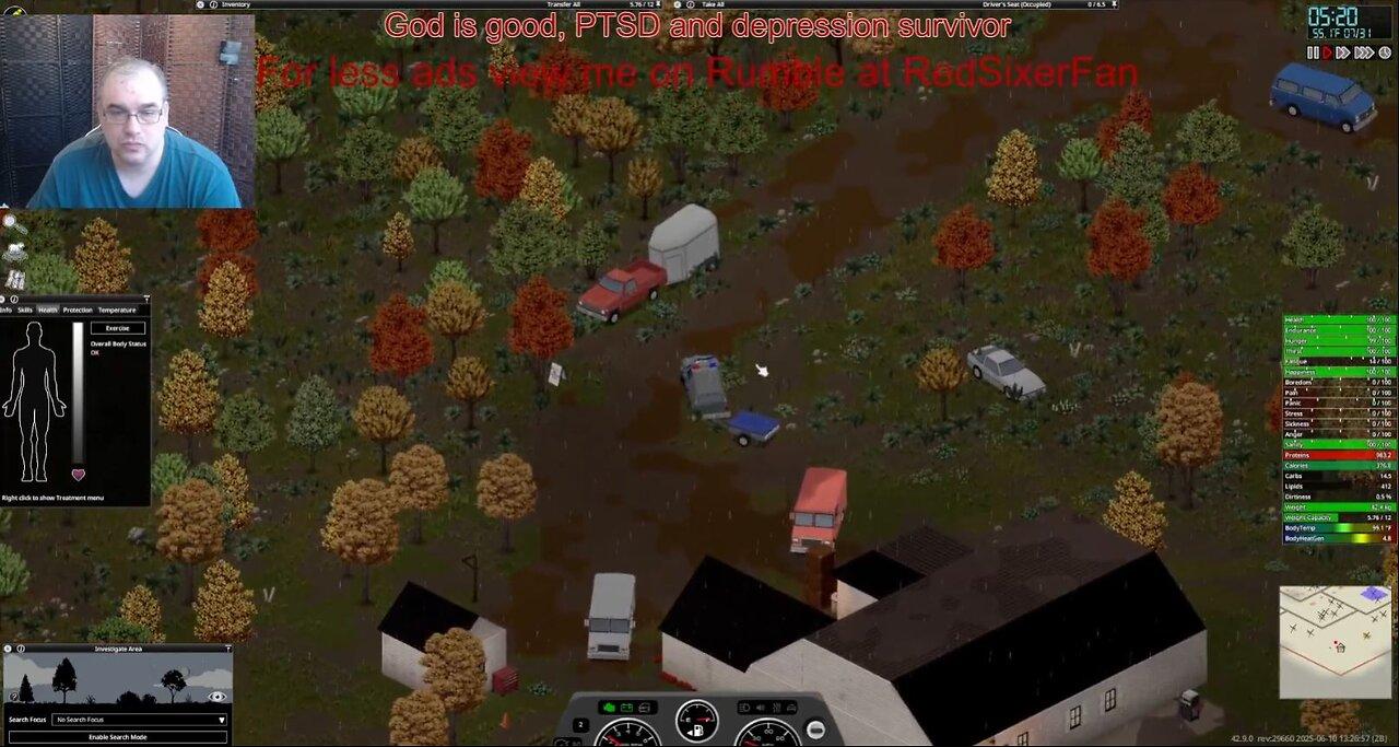 Project Zomboid, back to the jail! Enjoy the tunes, say hello