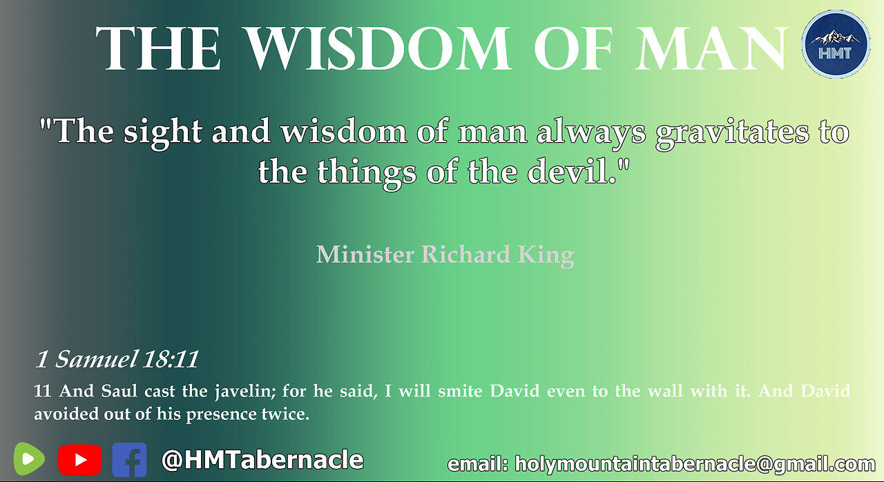 THE WISDOM OF MAN