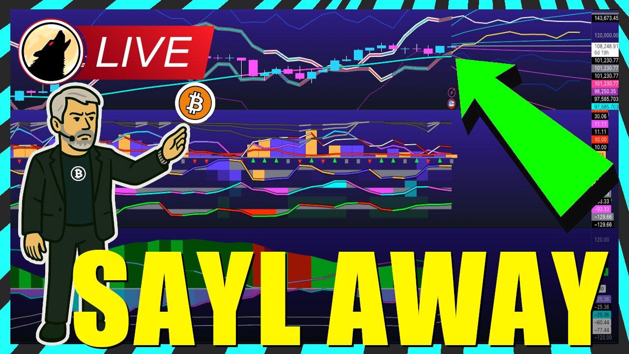 🐺 Bitcoin BLAST OFF or CRASH? 🐺🚨LIVESTREAM🚨