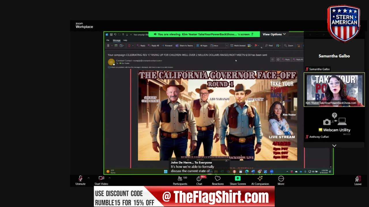Live! Election Security Zoom Call