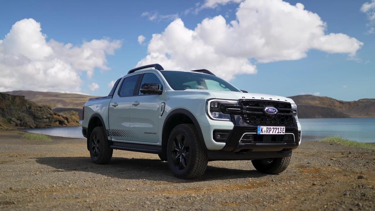 Ford Ranger Plug-in Hybrid Stormtrak Double Cab Design Preview in Chill Grey