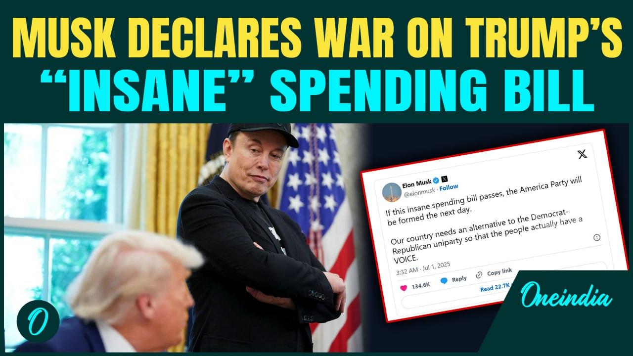 Elon Musk Announces New ‘America Party’ to Crush GOP - War on Trump’s ‘INSANE’ $3.3T Beautiful Bill