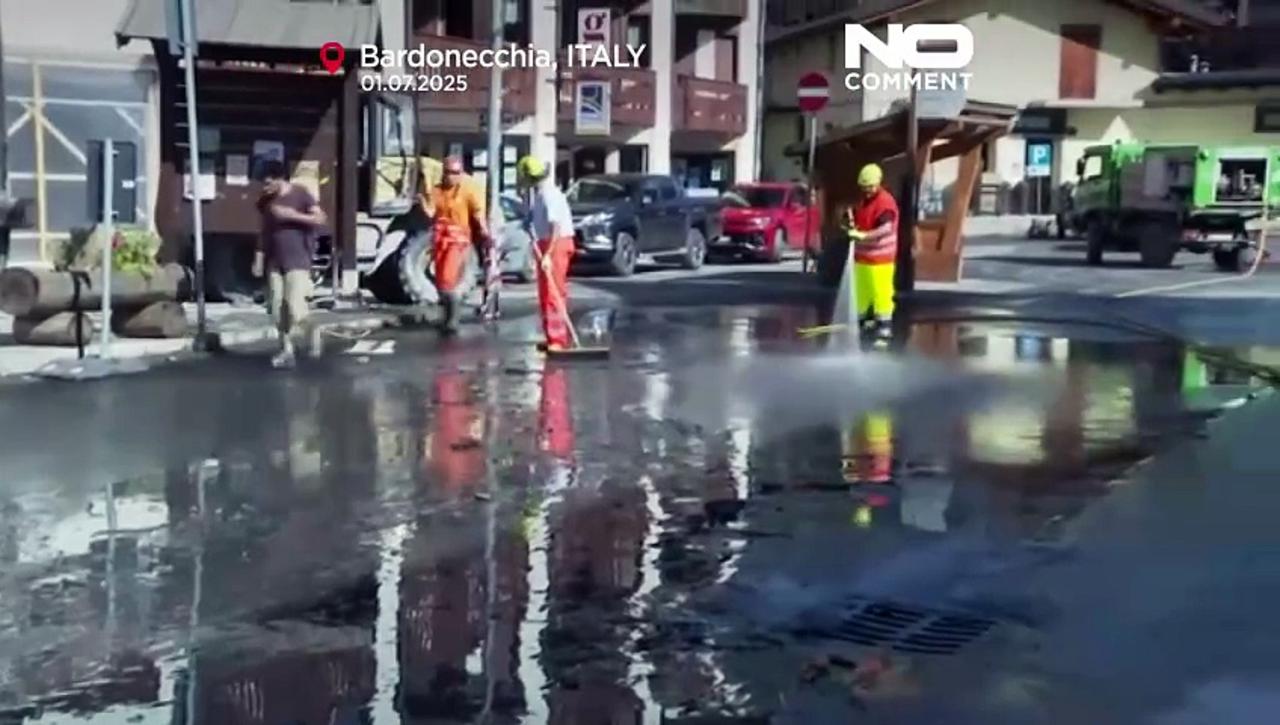 Extreme heat and floods sweep across Italy, leaving two dead
