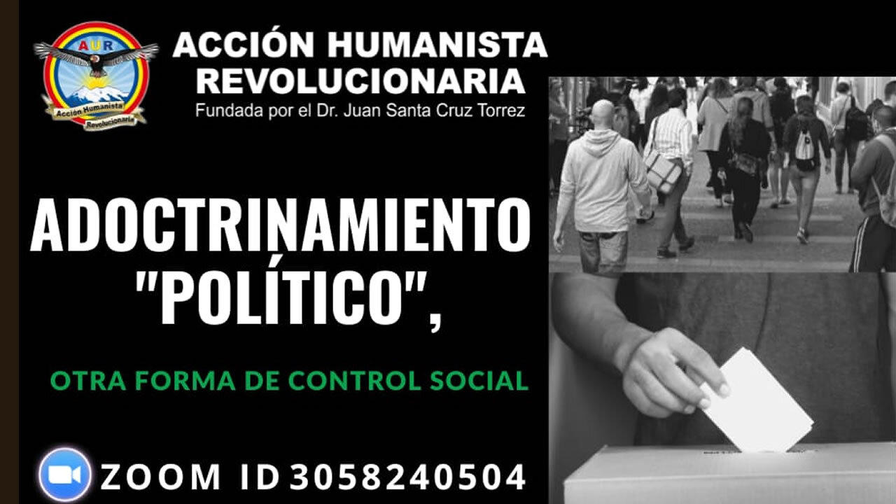 30-06-2025 ADOCTRINAMIENTO “POLÍTICO”, OTRA FORMA DE CONTROL SOCIAL