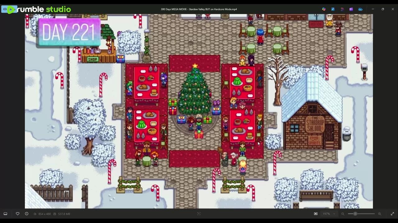 LIVE 300 Days Stardew Valley BUT on Hardcore Mode Part2