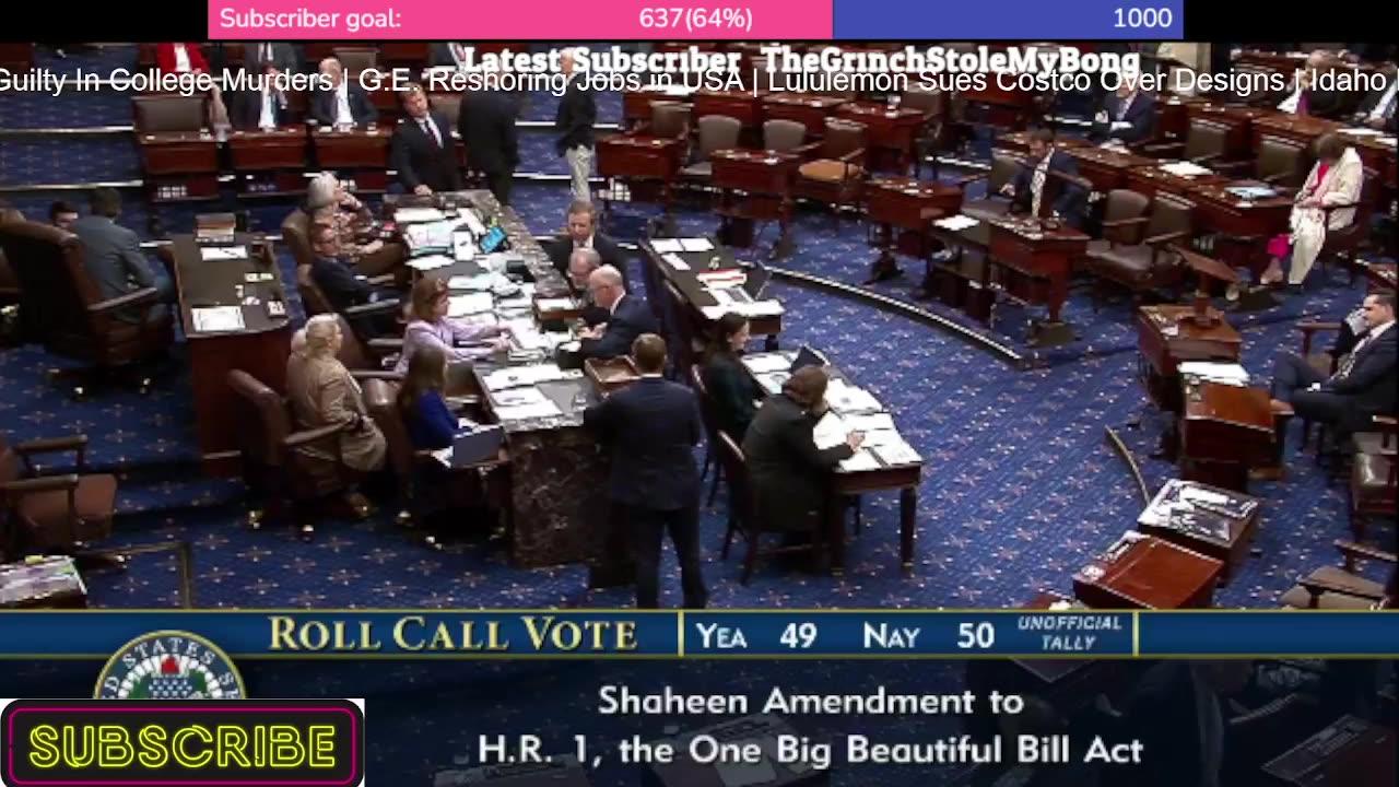 🔴 LIVE: Final Senate vote on the "One Big Beautiful Bill"!