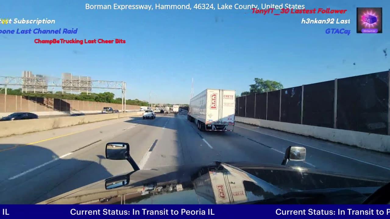 #974. Life as a Owner Operator in Trucking. Lets Roll. Coldwater MI to Peoria IL then PU in Stockton to Green Bay delivery.