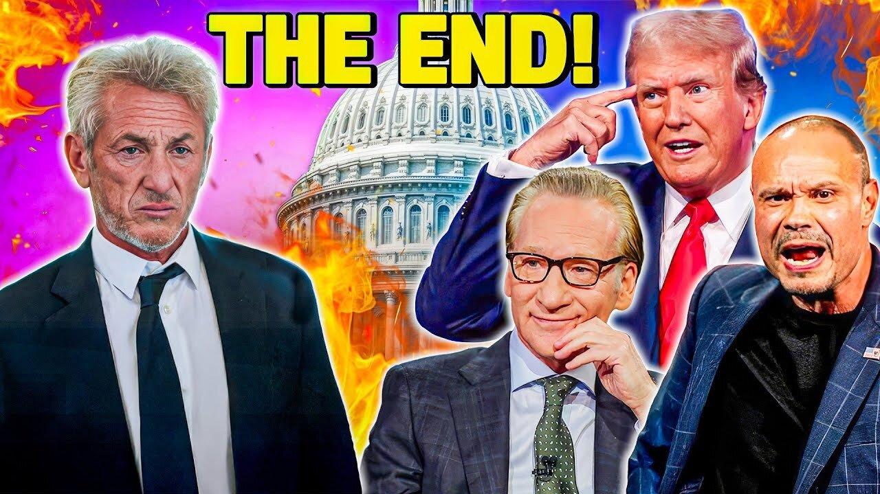 💥 BOOM: Bill Maher & Dan Bongino UNITE to DESTROY Sean Penn 🔥 Hollywood MELTDOWN Begins! 🎬😱