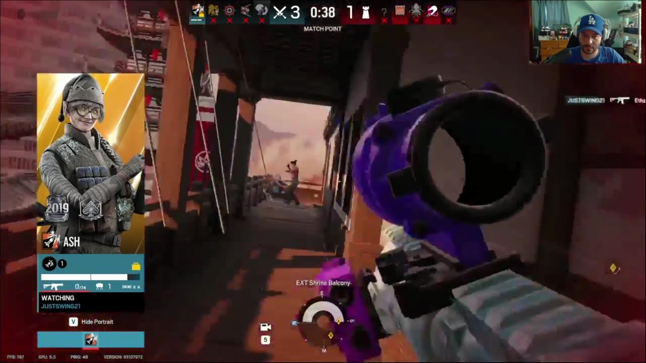 Rainbow 6 gameplay. Gold 1 to plat!