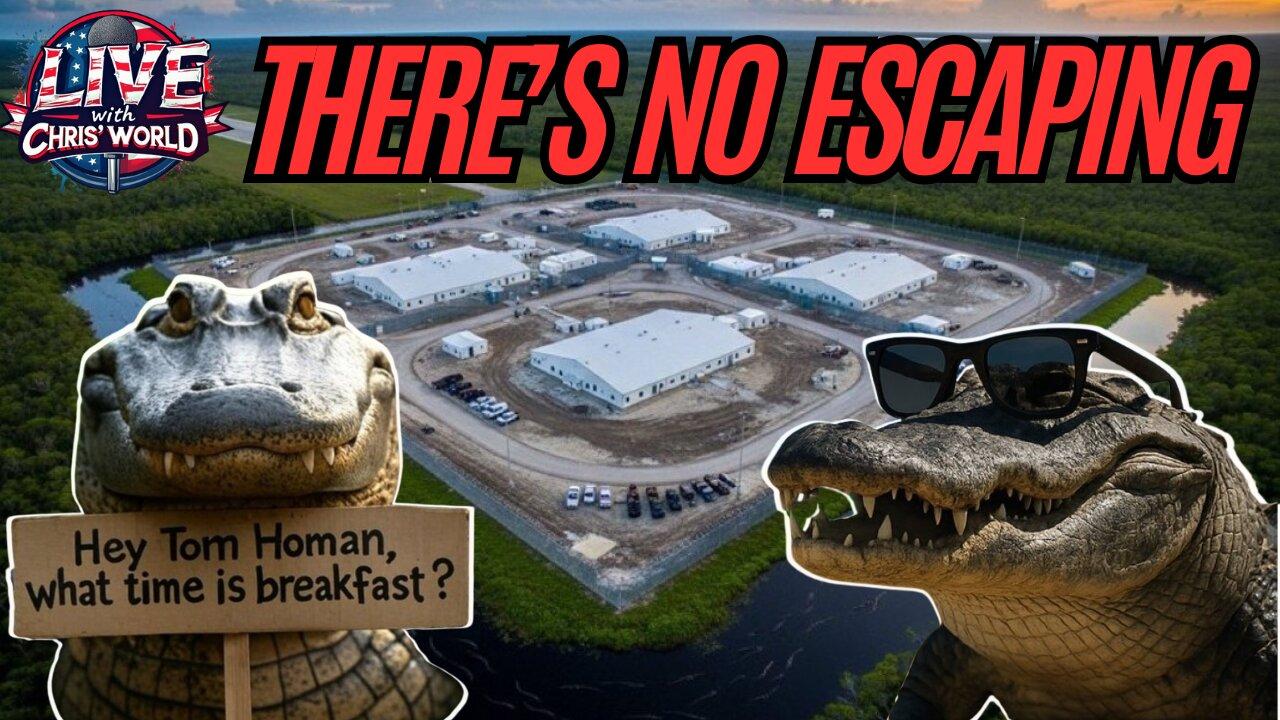 LIVE WITH CHRIS’WORLD - THERE’S NO ESCAPING ALLIGATOR ALCATRAZ