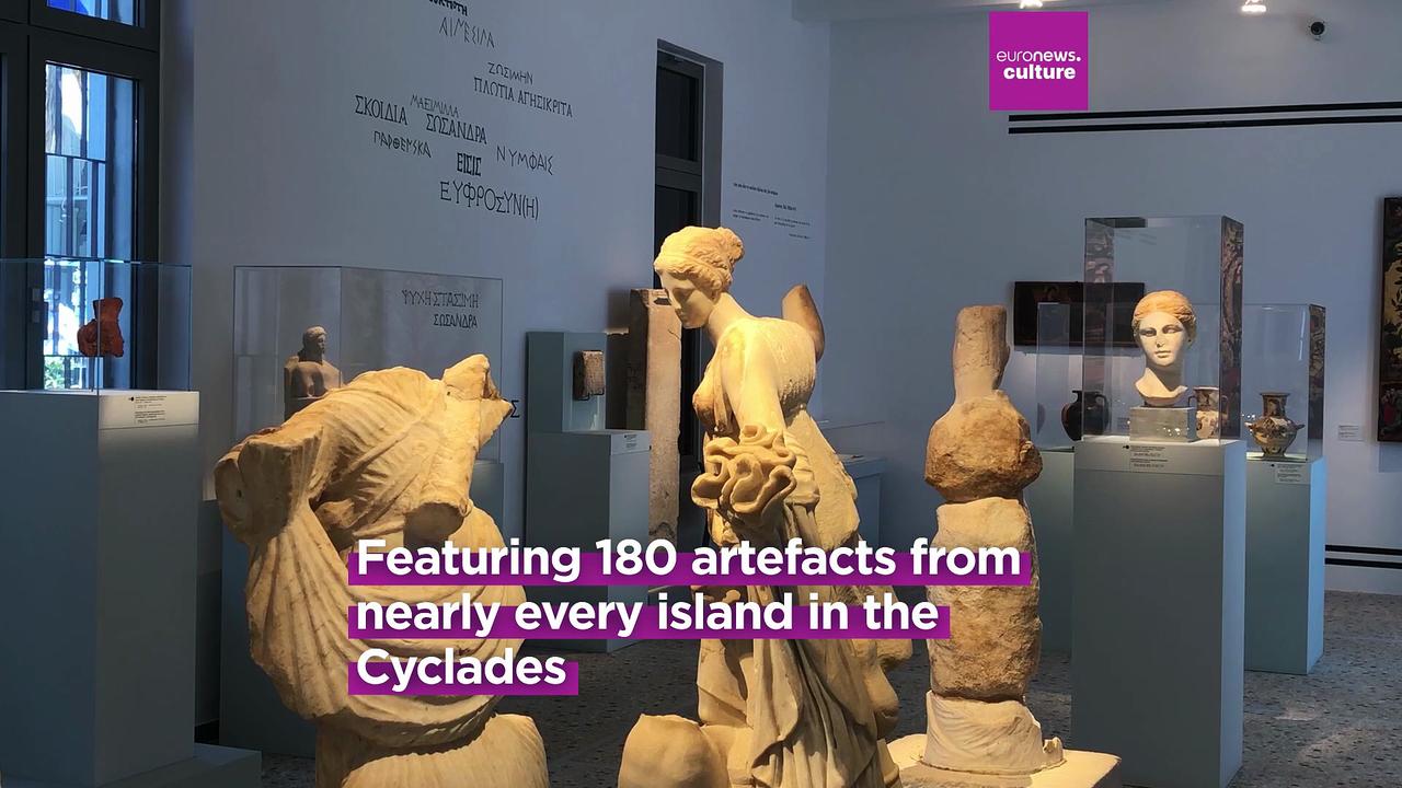 Iconic Thera statue returns home as Santorini’s renovated archaeological museum reopens