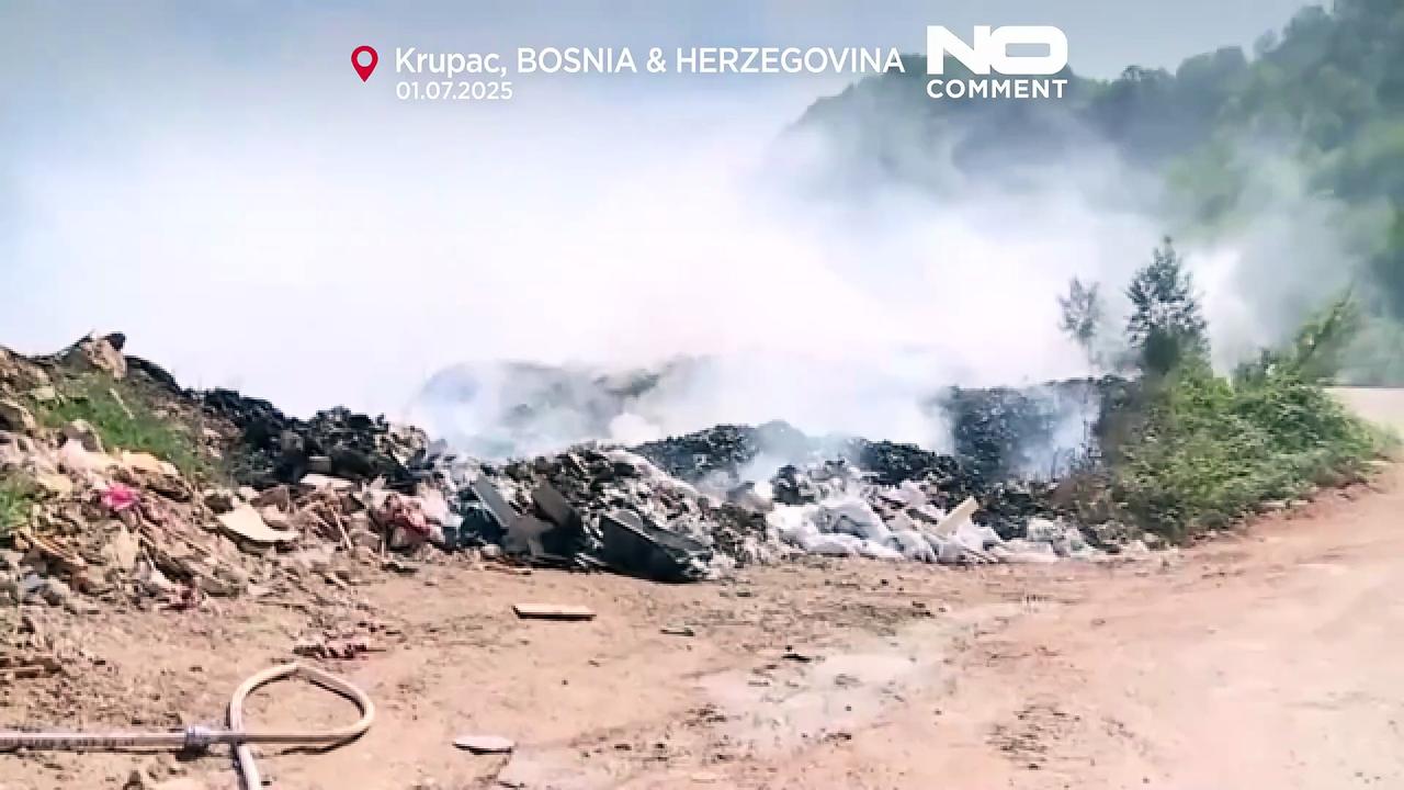 Toxic fire at illegal Sarajevo landfill raises health concerns