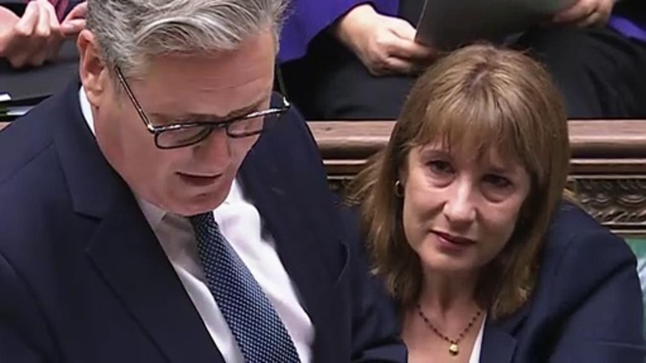 Rachel Reeves appears tearful during PMQ's