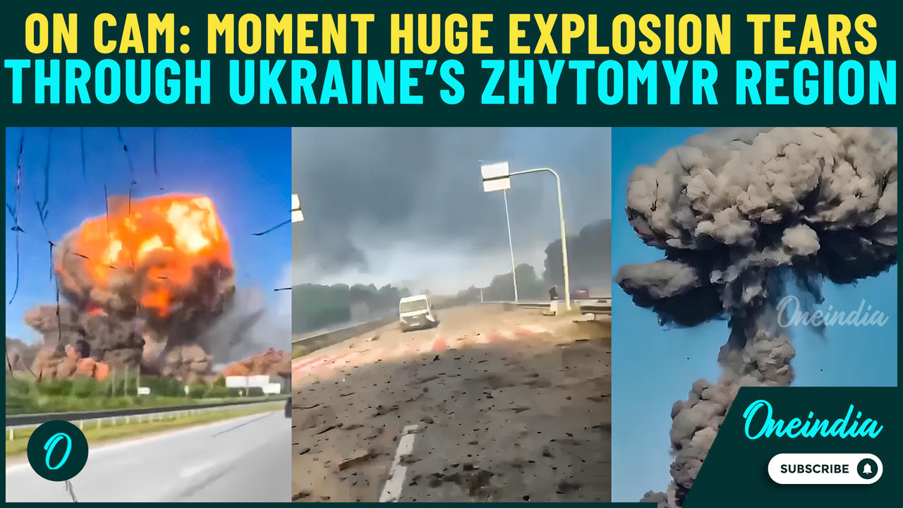 BREAKING: Explosions Rip Through Ukraine’s Zhytomyr Region; 2 Killed as Buildings Reduced to Rubble