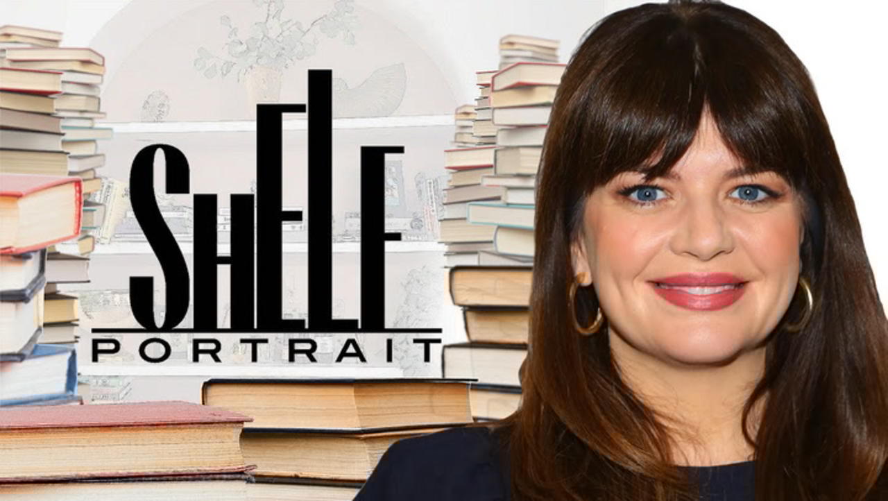 Casey Wilson | Shelf Portrait | Marie Claire